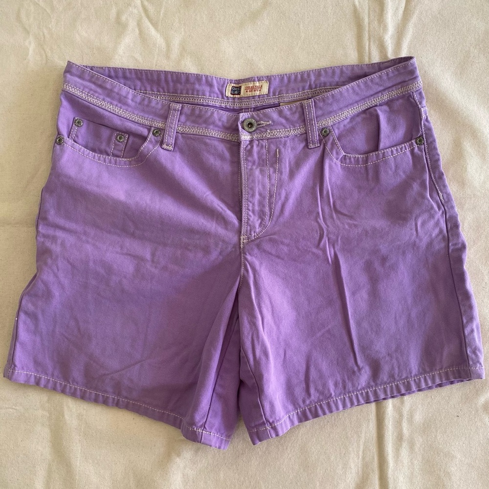 Faded Glory Originals Vibrant Lilac Purple Women's Shorts Modest Casual Size 8